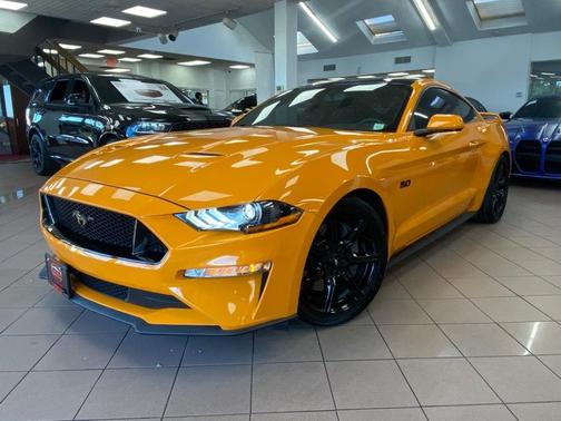 Orange 2018 Ford Mustang GT