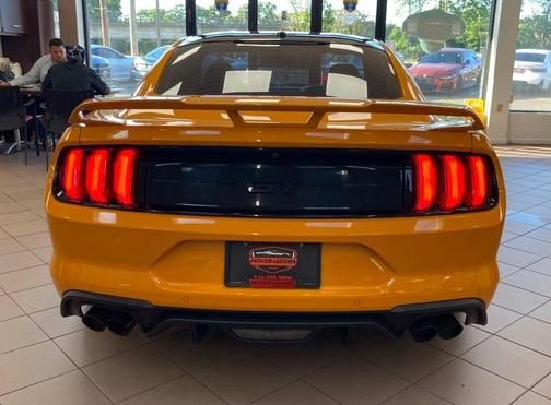 Orange 2018 Ford Mustang GT