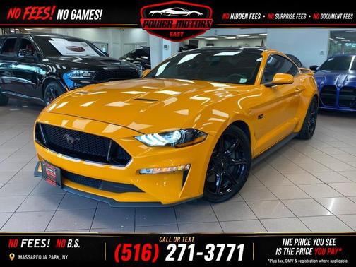 Orange 2018 Ford Mustang GT