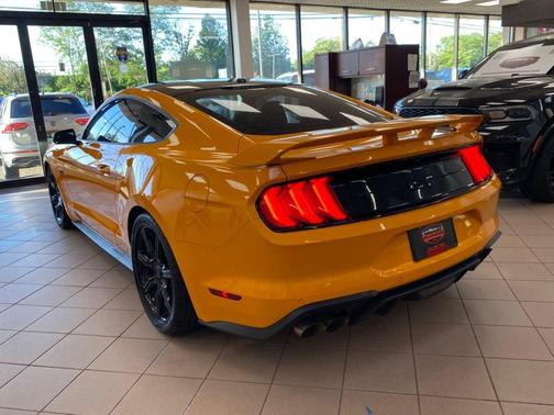 Orange 2018 Ford Mustang GT
