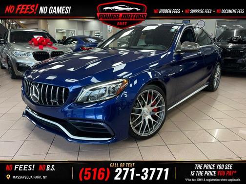 Brilliant Blue Metallic 2019 Mercedes-Benz AMG C 63 S