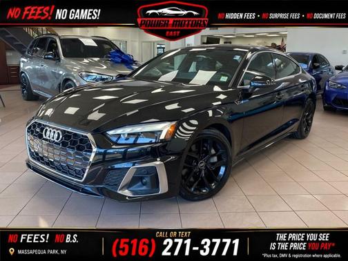 Mythos Black Metallic 2024 Audi A5 Sportback 45 S Line Premium Plus