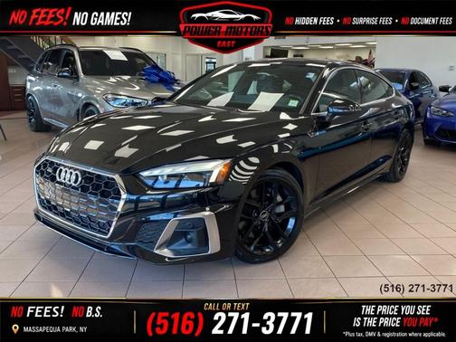 Mythos Black Metallic 2024 Audi A5 Sportback 45 S Line Premium Plus