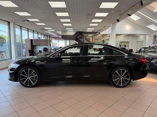 Black 2024 Audi A6 55 Premium Plus