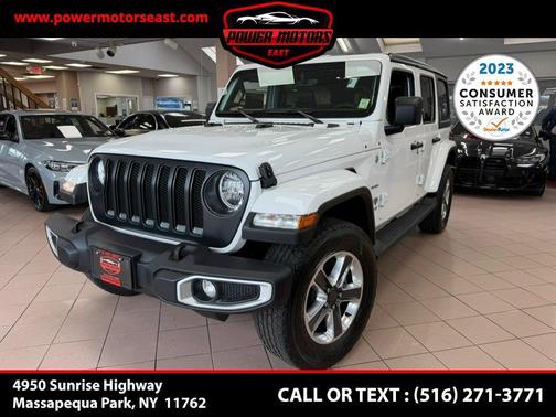 Bright White Clearcoat 2021 Jeep Wrangler Unlimited Sahara