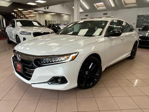 Platinum White Pearl 2021 Honda Accord Sport SE 1.5T