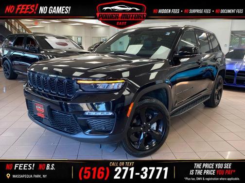 Diamond Black Crystal Pearl 2024 Jeep Grand Cherokee Limited