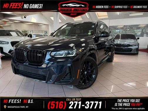 Black Sapphire Metallic 2023 BMW X3 M40i Sports Activity Vehicle