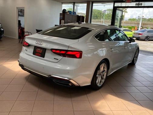 Arkona White 2024 Audi A5 Sportback 45 S Line Premium Plus