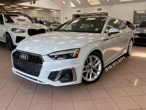 Arkona White 2024 Audi A5 Sportback 45 S Line Premium Plus