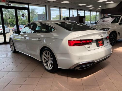 Arkona White 2024 Audi A5 Sportback 45 S Line Premium Plus