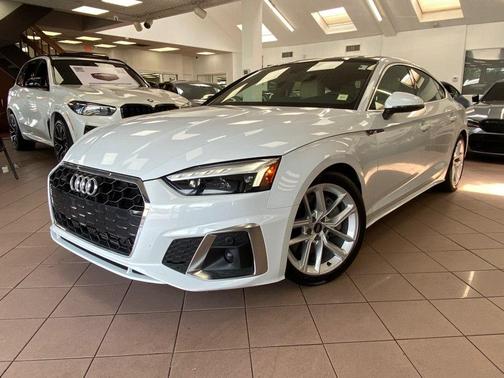 Arkona White 2024 Audi A5 Sportback 45 S Line Premium Plus