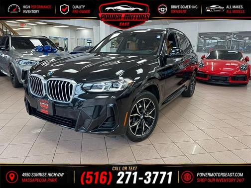 Black Sapphire Metallic 2022 BMW X3 xDrive30i