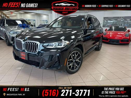 Black Sapphire Metallic 2022 BMW X3 xDrive30i