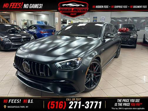 Obsidian Black Metallic 2023 Mercedes-Benz AMG E 63 S 4MATIC