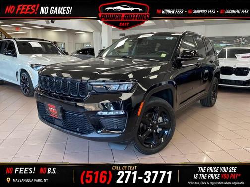 Diamond Black Crystal Pearlcoat 2023 Jeep Grand Cherokee Limited
