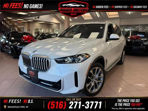 Mineral White Metallic 2024 BMW X5 xDrive40i Sports Activity Vehicle