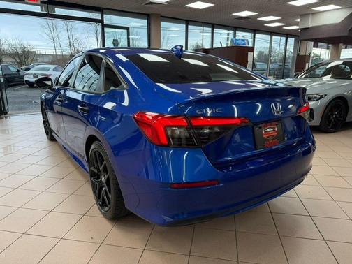 Blue 2022 Honda Civic Sport