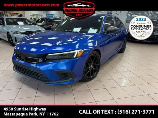Blue 2022 Honda Civic Sport