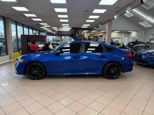 Blue 2022 Honda Civic Sport