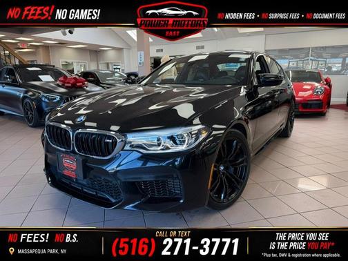 Black Sapphire Metallic 2018 BMW M5 Base