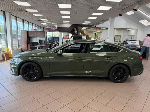 District Green Metallic 2024 Audi A5 Sportback 45 S Line Premium Plus