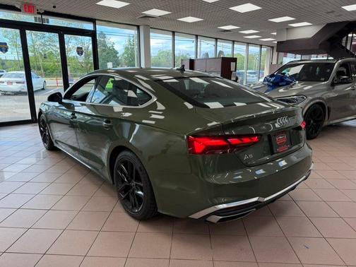 District Green Metallic 2024 Audi A5 Sportback 45 S Line Premium Plus