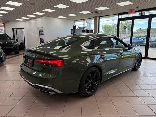 District Green Metallic 2024 Audi A5 Sportback 45 S Line Premium Plus