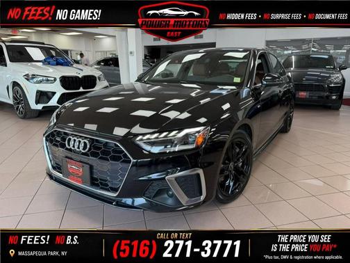 Mythos Black Metallic 2024 Audi A4 45 S line Premium Plus
