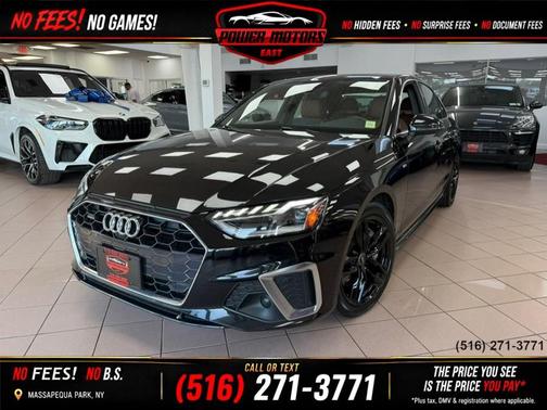 Mythos Black Metallic 2024 Audi A4 45 S line Premium Plus