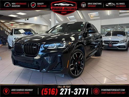 Black Sapphire Metallic 2024 BMW X4 M40i Sports Activity Coupe
