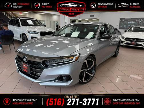 Lunar Silver Metallic 2021 Honda Accord Sport SE 1.5T