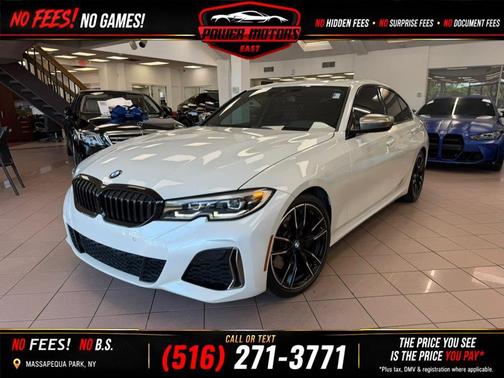 Mineral White Metallic 2020 BMW M340 M340i Sedan North America
