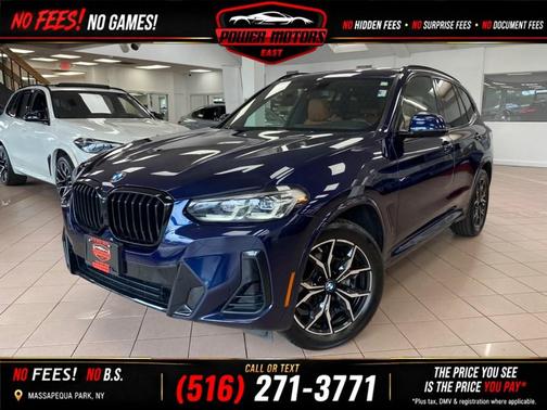 Tanzanite Blue II Metallic 2022 BMW X3 xDrive30i