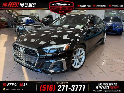 White 2024 Audi A5 Sportback 45 S Line Premium Plus