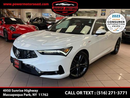 White 2024 Acura Integra w/A-Spec Tech Package