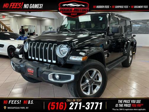 Black Clearcoat 2021 Jeep Wrangler Unlimited Sahara
