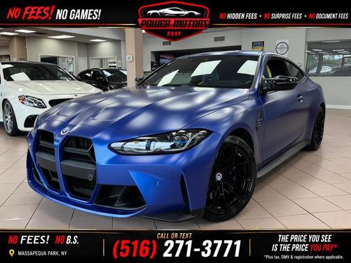 Frozen Portimao Blue Metallic 2021 BMW M4 Base