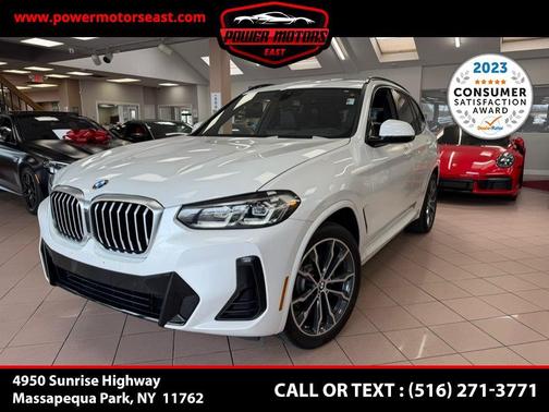 White 2022 BMW X3 xDrive30i
