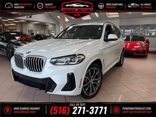 Mineral White Metallic 2022 BMW X3 xDrive30i