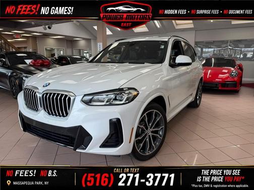 Mineral White Metallic 2022 BMW X3 xDrive30i