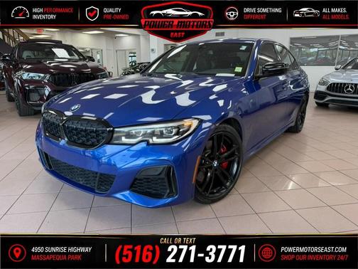 Portimao Blue Metallic 2021 BMW M340 M340i xDrive Sedan North America