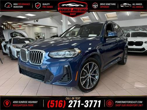 Phytonic Blue Metallic 2023 BMW X3 xDrive30i