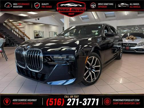 Carbon Black Metallic 2025 BMW 740 740i xDrive Sedan