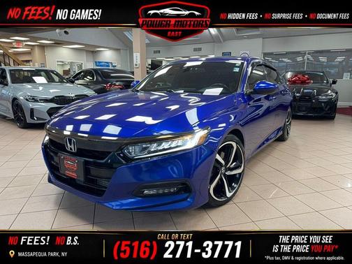 Blue 2020 Honda Accord Sport 2.0T