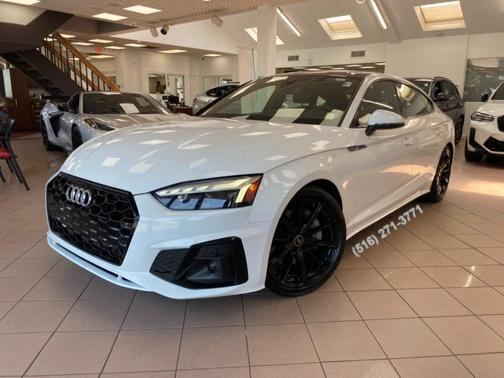 Glacier White Metallic 2025 Audi A5 Sportback 45 S Line Premium