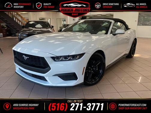 White 2024 Ford Mustang EcoBoost Premium