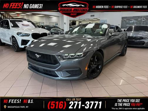 Gray 2024 Ford Mustang EcoBoost Premium