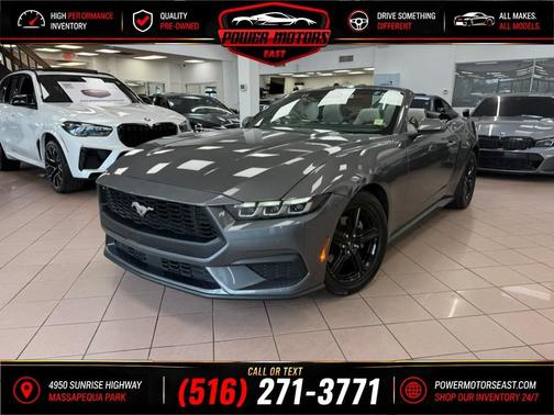 Gray 2024 Ford Mustang EcoBoost Premium