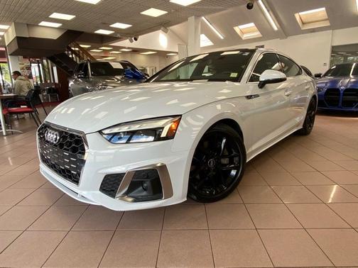 Arkona White 2024 Audi A5 Sportback 45 S Line Premium Plus